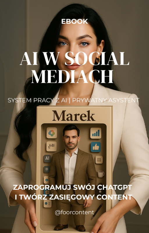 AI w social mediach | System pracy | EBOOK